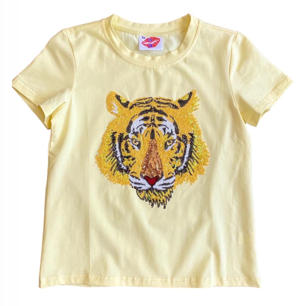 Sparkle City Tiger Tee size small